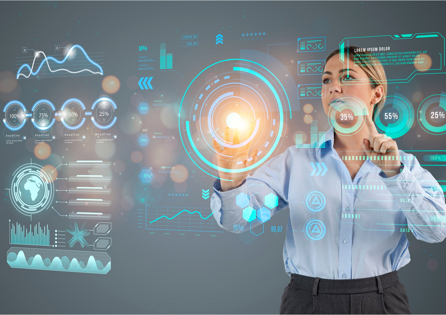 Heedify dashboard for business stakeholders, analytics and KPIs aligned with business objectives